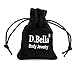 D.Bella Silver Nose Ring Hoop 18 Gauge-Nose Ring Hoop 8mm 10mm 12mm Nose Screws and Clear Nose Studs