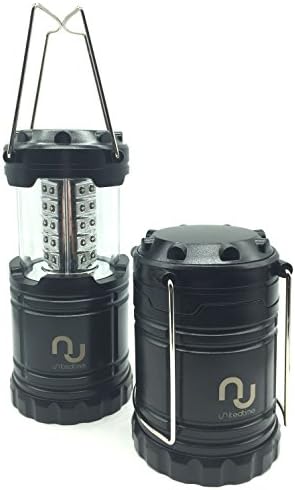 Unitedtime LED Lantern Ultra Bright Camping Lantern Water Resistant Collapsible Battery Operated lights for Camping Fishing Hiking Emergency (60LM, 30 LEDs)