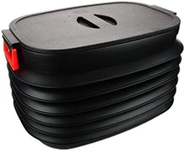 TGT4X4 Poly Car Trunk Organizer Waterproof Large With Cover Black