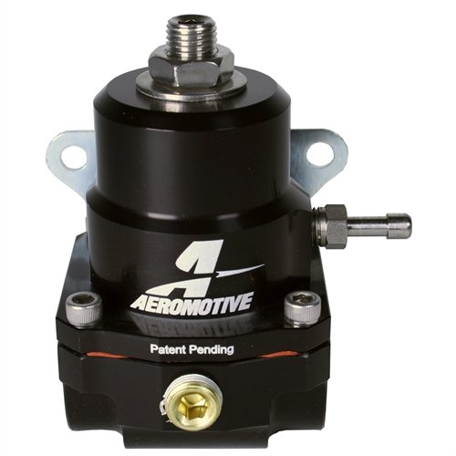 Aeromotive 13138 A1000 EFI Fuel Pressure Regulator, Adjustable, 40-70 PSI, ORB-06 Inlet/Outlet Ports