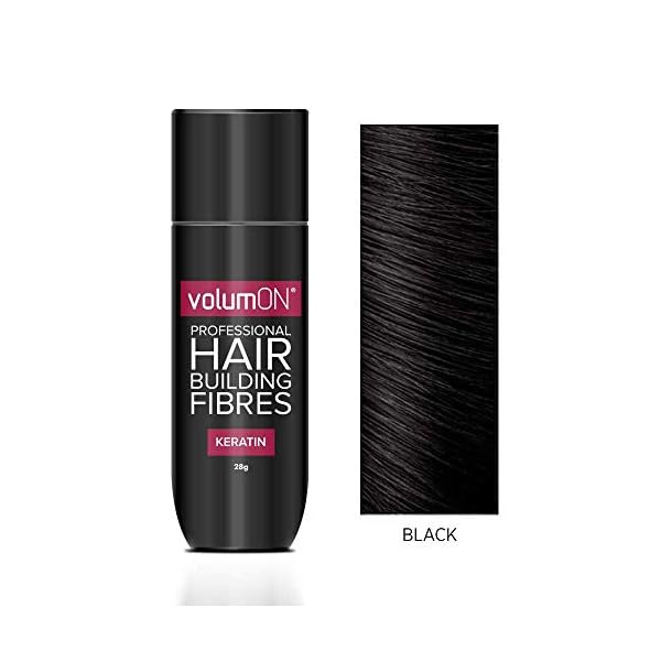 Volumon-Professional-Hair-Building-Fibres-Hair-Loss-Concealer-KERATIN-BLACK-28g-Get-Upto-30-Uses Volumon Professional Hair Building Fibres- Hair Loss Concealer- KERATIN- BLACK 28g- Get Upto 30 Uses