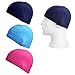 Honbay 3PCS Solid Color Swim Cap Swimming Cap Swimming Hat for Kids and Adult(not for Long Hair)