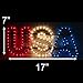 Direct-Lighting USA Letter incadescent Rope Light Red White Blue USA Letter Decoration Small