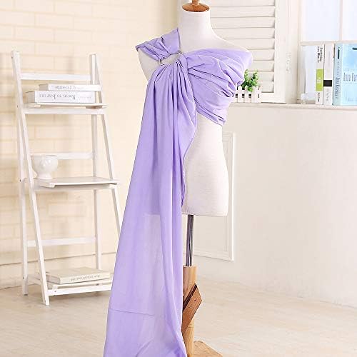 Baby Sling Ring,Soft Cotton Carrier Wrap for Infants and Toddlers Lightly Padded Adjustable Nursing Cover
