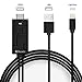 Baymic Compatible with iPhone iPad to HDMI Adapter Cable for TV Projector Monitor, 6.6ft Digital AV Adapter 1080P HDTV Connector Cord Compatible with iPhone Xs Max XR 8 7 6Plus iPad Pro Mini Air