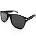 Style Sunglasses Set Black Polarized Large Unisex Outdoor Sports Glasses for Men Women Teens with UVA/UVB Protection Retro 80s Vintage Hipster Eyewear Brand New Wayfarers with Carrying Case