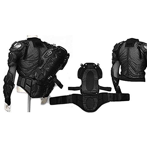 Motorcycle Full Body Armor Protective Gear Jacket Street Motocross ATV Guard MTB Racing Shirt Jacket Protector Pro for Men (Black, XL) - Thumbnail 5