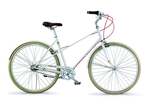 Public bikes m7i mixte style step-over city bike, 18.5&…