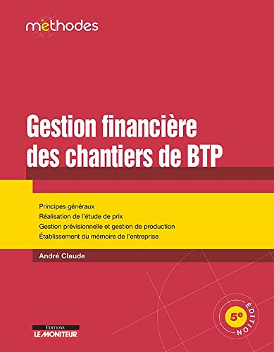 Gestion financière des chantiers de BTP