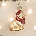 Old World Christmas Ornaments: Snowy Pig Glass Blown Ornaments for Christmas Tree (12419)