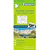 PIRENEOS CENTRALES 11145 CARTE ZOOM MICHELIN KAART