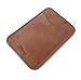 Front Pocket Men's Wallet - Minimalist Wallet- Slim Wallet - Leather Card Holder with RFID Protection for Men - Card Case Holds Cards & Cash - Nvious Living