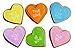 Designer Stencils Large Candy Heart Sayings Cookie Stencils, Beige/semi-transparent, fits 3 inch circle