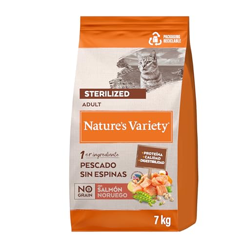 Natures Variety No Grain Sterilized Cat Food with Norwegian Salmon - 7 kg