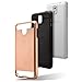 Galaxy Note 3 Case, Note 3 Case, 2-Piece Style Hybrid Shockproof Hard Case Cover + Circle(TM) Stylus Touch Screen Pen And Screen Protector - Rose Gold