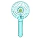 Anpress Handheld Fan, Air Cooling Personal Fan USB/18650 Rechargable Battery Operated Fan with Adjustable Stepless Speeds for Home Office & Indoor Outdoor Activities (Blue)