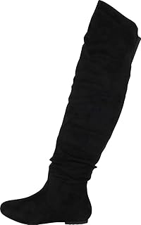 womens flat boots size 12