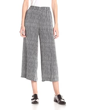 Theory Women's Raoka with Modern GGT Stripe Wideleg Pant