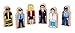 Melissa & Doug Whittle World: People at Work Play Set - 6 Solid Wood Play Figures