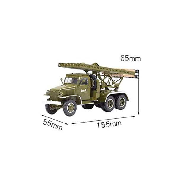 XHH Panzermodell Militärisches Panzermodell, Katyusha-Raketenwerfer im Maßstab 1:43, Modell aus UDSSR-Legierung… – Bild 7