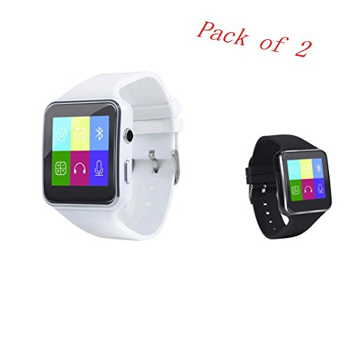 X6 BT3.0 Smart Watch Smartwatch Camera SIM For ios Android For Samsung (2 packs)