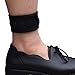 Adjustable Ankle Band with Snaps Closure for Men and Women, Compatible with Fitbit Blaze Fitbit Charge 2/3/4/5 Fitbit Zip Fitbit Inspire HR or Garmin Vivofit/2/3/4 (Black, Medium)