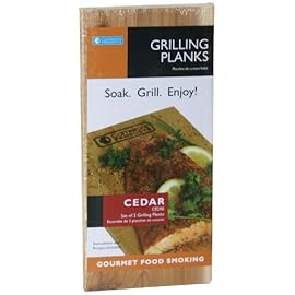 Grilling Planks – Set of 2 Cedar BBQ Grill Planks – Thicker for Longer Use