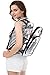 Bagail Clear See Through Backpack Heavy Duty Transparent Daypack Student School Bookback (black)