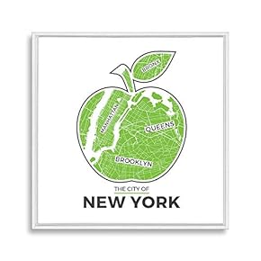 Framed Canvas Wall Art London and NYC Canvas Prints Home Artwork Decoration for Living Room,Bedroom - 16x16 inches