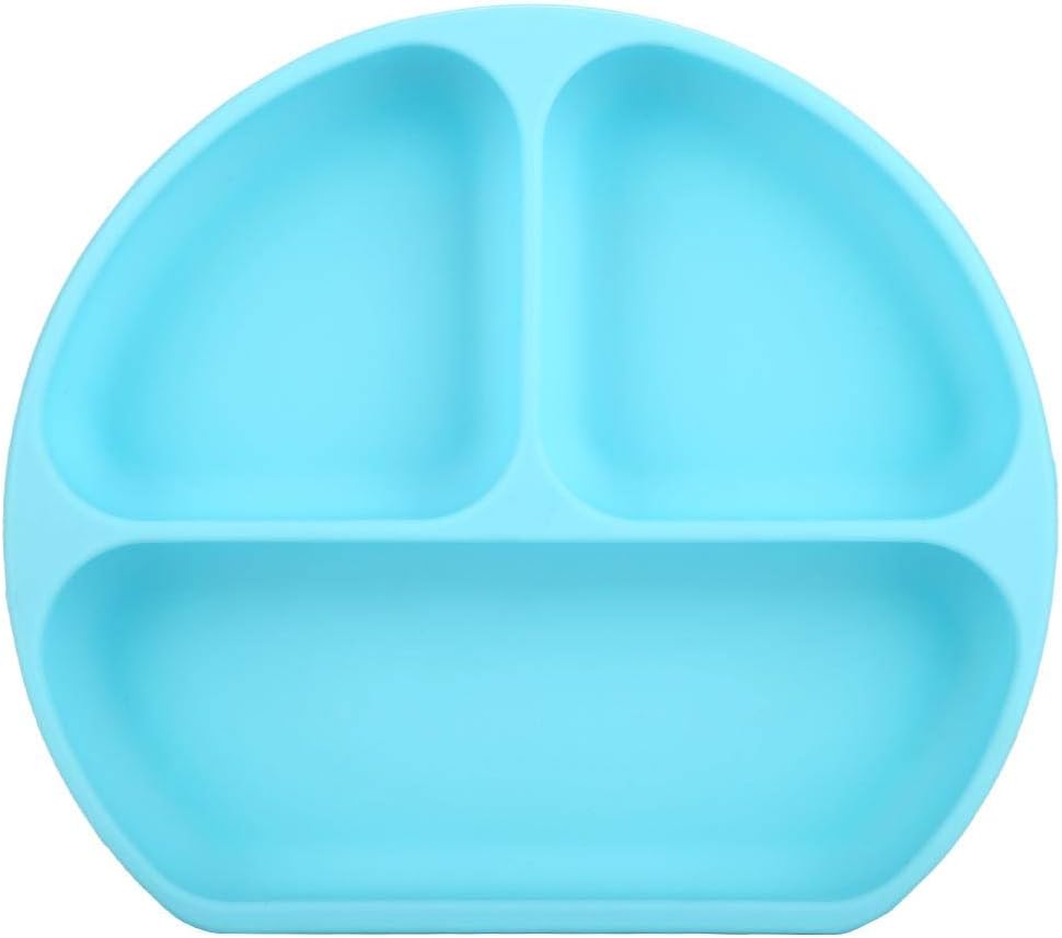 Silicona ventosa Baby Plato, antideslizante Plato Infantil con ...