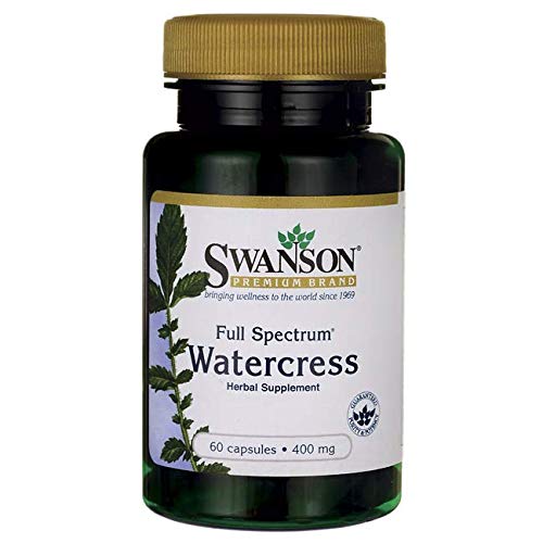 Swanson Full Spectrum Watercress 400 Milligrams 60 Capsules - Thumbnail 7