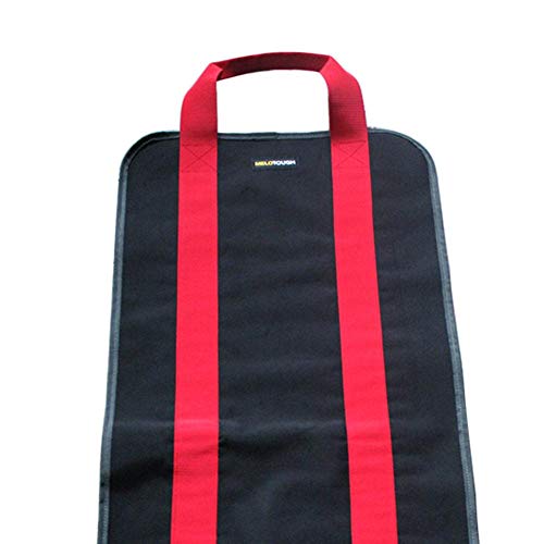 Canvas Log Carrier Bag,Portable Firewood Storage Bag Large Canvas Logging Tote Bag with Free 1 Pair Gloves - Thumbnail 5