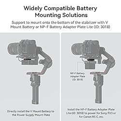 SmallRig Mini V Mount Battery Plate for DJI RS 3