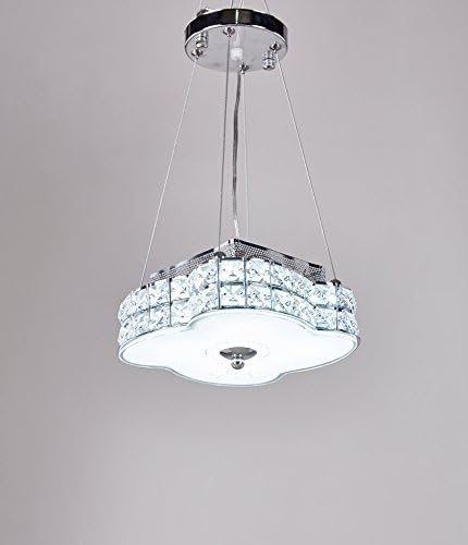 Paris Lighting Silver Ceiling Pendant Crystal Chandelier Lighting Fixture, PL-OTR/X-W9-4L-S
