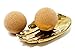 100% Natural Cork Massage Ball Set | Deep Tissue Trigger Point Therapy | High Density, Non-Toxic + Eco-Friendly Massage Roller | Canvas Bag Included (Small 2.5