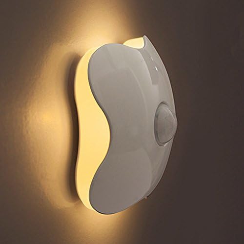 Motion Sensor Night Light, Cordless Smart Battery-Powered LED Night Wall Light Stick-on Anywhere Wireless Night Lights Magnetic Motion Sensor Security closet Light for baby Stairway Closet Cabinet