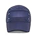 LETHMIK Sport Cap Summer Quick-Drying Sun Hat Unisex UV Protection Outdoor Cap Navy Blue