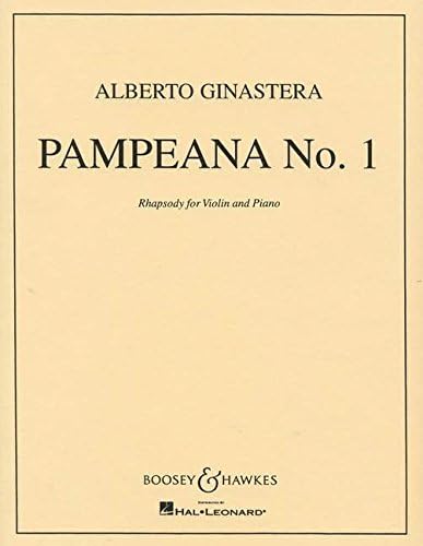 Pampeana No. 1 Op. 16 Violon (German) Sheet music – January 1, 2000