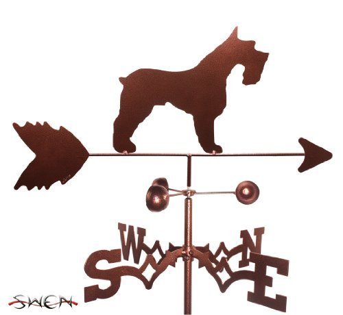 Hand Made SCHNAUZER DOG GARDEN Stake Weathervane ~NEW~