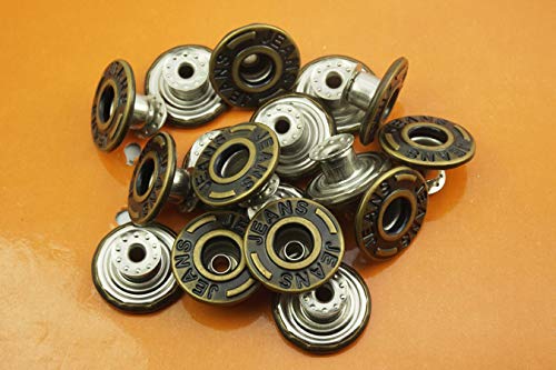 image for Pmsanzay （Pack of 20）Replacement Suspender Buttons/No-Sew Dungaree