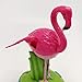 Flameer Solar Powered Bobbing Frog Flamingo Animal Figure Model - Fun Solar Science Toy Bobbleheads Home Desktop Car Halloween Decor
