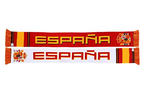 Euroscarves National International Soccer High-Definition HD Knit Scarf (Spain) - Thumbnail 4