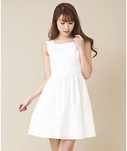 Amazon ティティ アンドコー Titty Co ブロッキングコットンレースワンピース オフホワイト S ワンピース チュニック 通販