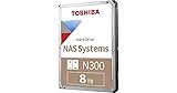 Toshiba 8TB N300 NAS 3.5 Inch SATA Internal Hard
