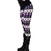 PHOTNO Casual Women Lady Skinny Geometric Print Stretchy Jegging Pants Slim Leggings (L, Multicolor 1)