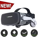 [ 2019 New Version ]VR Headset,Virtual Reality Headset,VR SHINECON VR Goggles for TV, Movies &amp; Video Games - 3D VR Glasses for Iphone, Android and Other Phones Within 4.7-6.0 inch