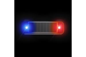 Fgbetcv Car Alarm Warning Solar Flash LED Light,Warning Anti-Theft LED Flashing Security Light,Car Anti-Theft Lights,Car Alarm Light,Solar Powered Car Alarm System