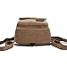 CLELO B495 Vintage Small Canvas Sling Rucksack Backpack Ipad Bag- Black