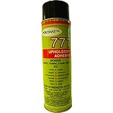 1 20oz Can Polymat 777 Aerosol Spray Glue Fast Tack Adhesive for Upholstery, Foam, Speaker Box Carpet, Car Auto Liner and Fabric, Multi-Purpose Adhesive
