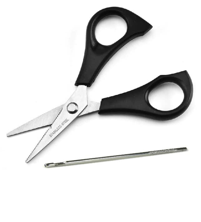 TFS Angling Fishing Braid Mono line Scissors.Stainless Steel.Quality Made.2 Pack